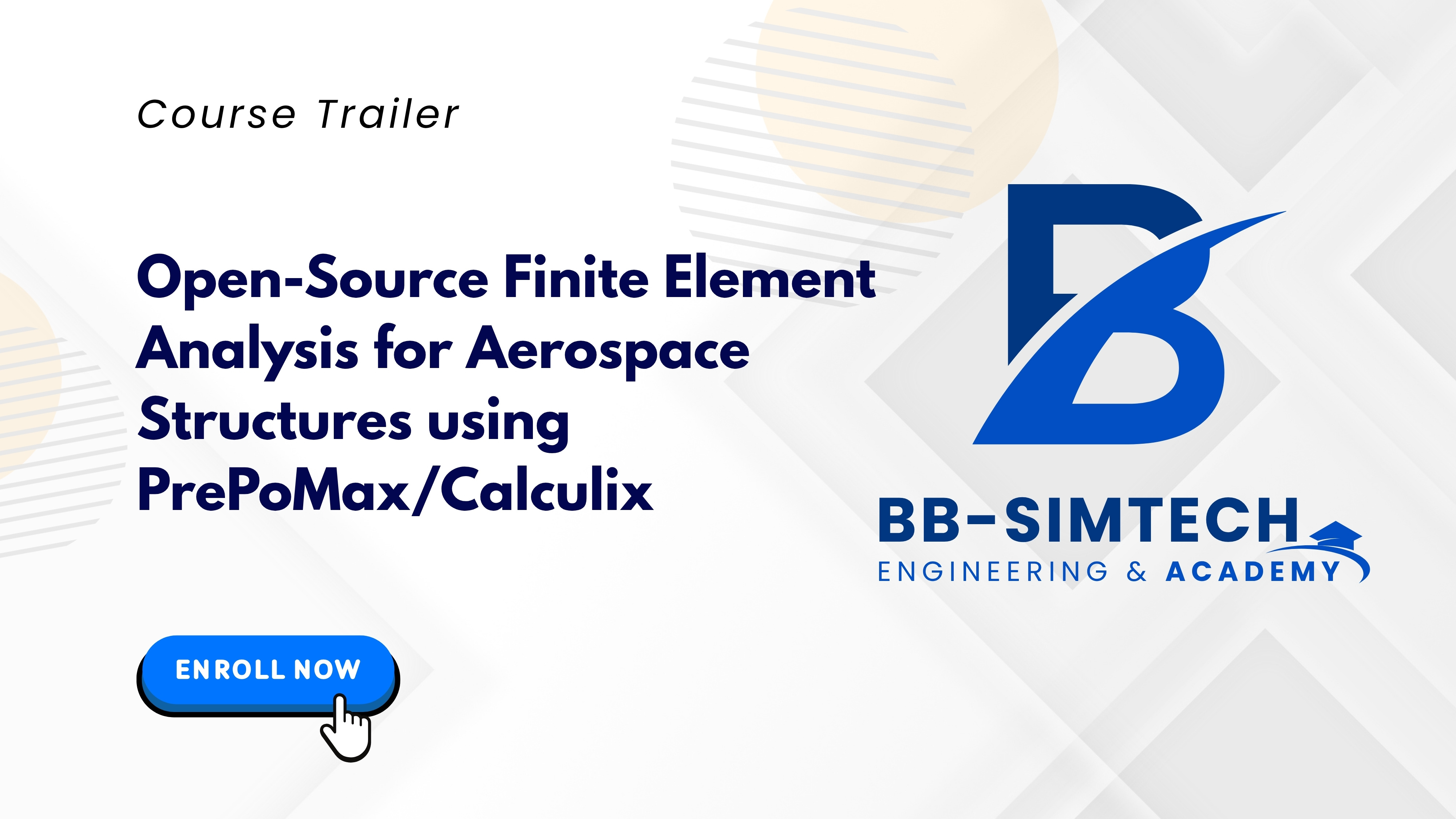 Open-Source Finite Element Analysis for Aerospace Structures using PrePoMax/Calculix
